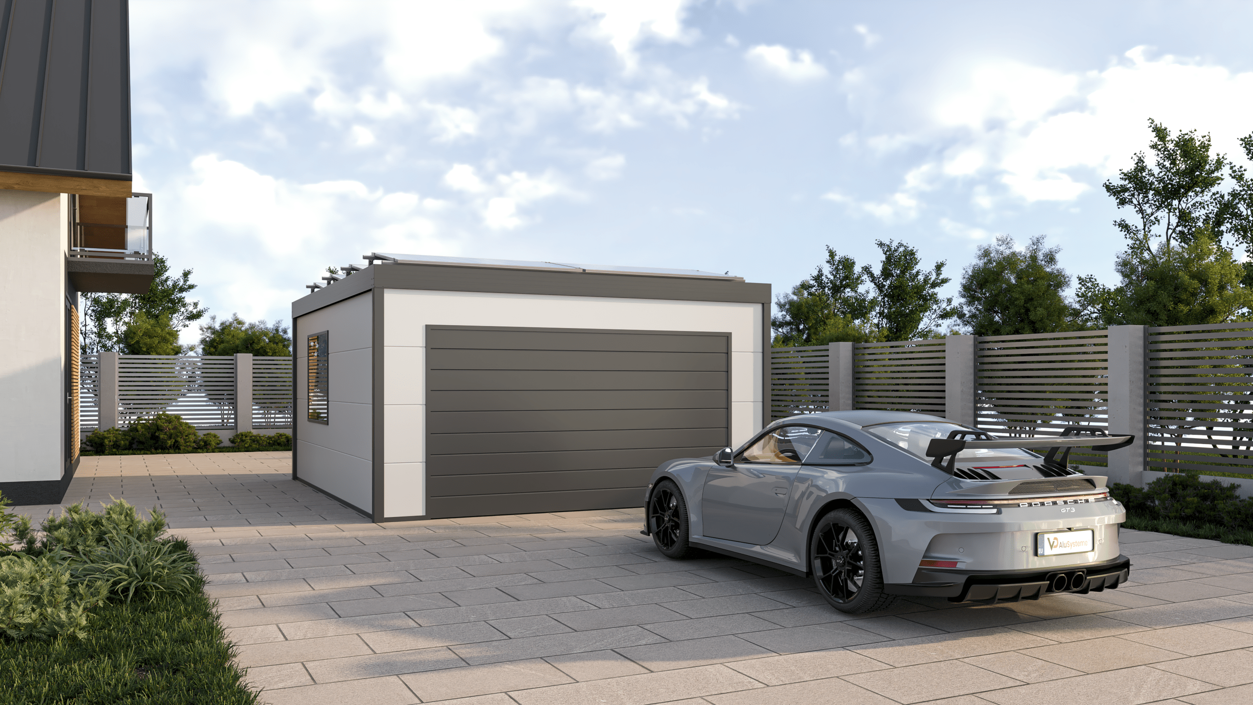 garage aus sandwichplatten